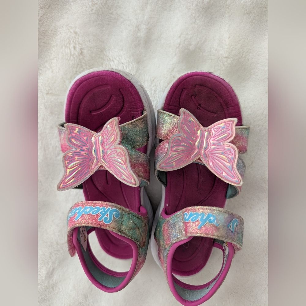 Skechers Kids' Multicolor Butterfly Sandals